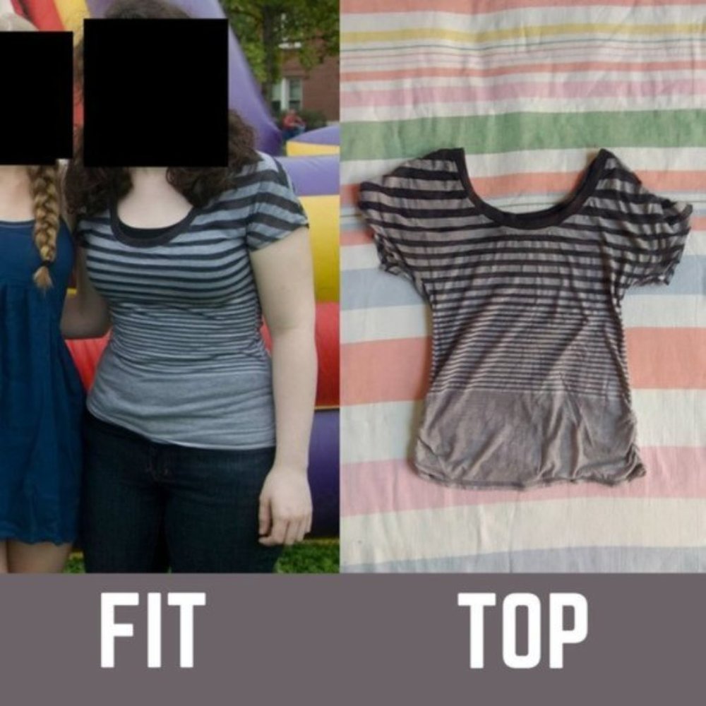 Maurices Short-Sleeved Tee Shirt in Ombre Gray